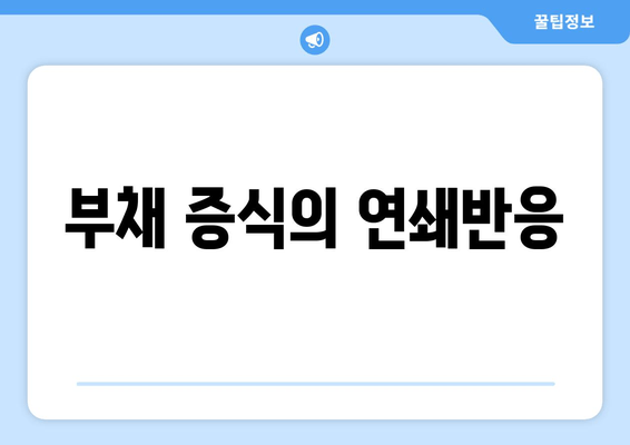 부채 증식의 연쇄반응