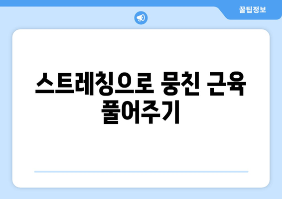 허벅지 뒤쪽 통증 해결| 맞춤 치료법 탐구 | 통증 원인, 운동, 스트레칭, 전문가 도움