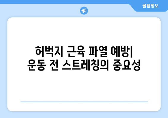 허벅지 근육 파열| 원인, 증상, 그리고 효과적인 회복 방법 | 운동 부상, 재활, 통증 완화