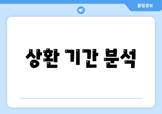 상환 기간 분석