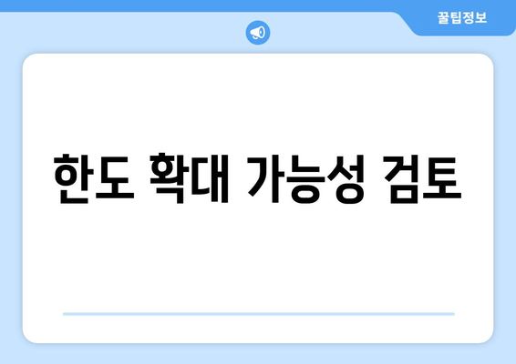 한도 확대 가능성 검토