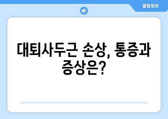 허벅지 앞쪽 통증, 갑자기 발생했을 때? 대퇴사두근 손상 의심 | 원인, 증상, 치료, 예방