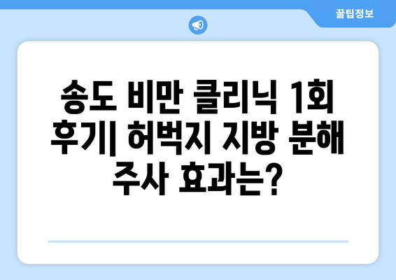 송도 비만 클리닉 1회 시행 후기| 날씬한 허벅지 지방 분해 주사 효과는? | 허벅지 지방, 지방 분해 주사, 송도 비만 클리닉 후기