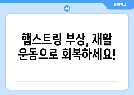 허벅지 햄스트링 통증과 파열| 증상, 원인, 운동 & 스트레칭 치료 | 햄스트링 부상, 근육 통증, 재활 운동