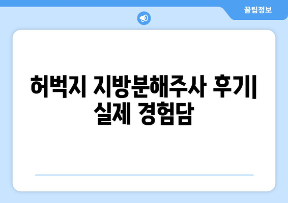 허벅지 지방분해주사| 가격, 효과, 후기 총정리 | 허벅지 살, 비용, 효과, 부작용, 후기, 추천