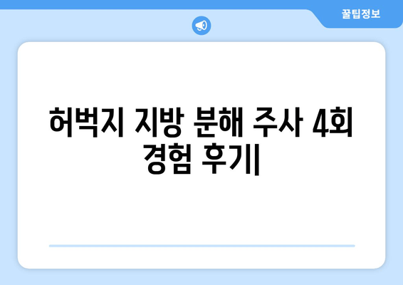 허벅지 지방 분해 주사 4회 경험 후기| 드디어 찾은 효과적인 다이어트 방법 | 허벅지 살, 지방 분해 주사, 후기, 비포 애프터, 효과, 가격