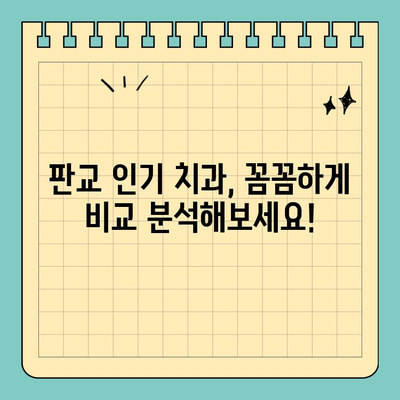 판교 최고의 치과 찾기| 치료에 중요한 기준  |  추천 치과 목록, 진료 분야별 비교, 환자 후기