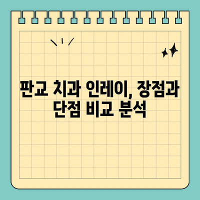 판교 치과 빠른 충치 치료, 인레이 시술 궁금한 점 해결 | 인레이 장점, 비용, 시간, 후기