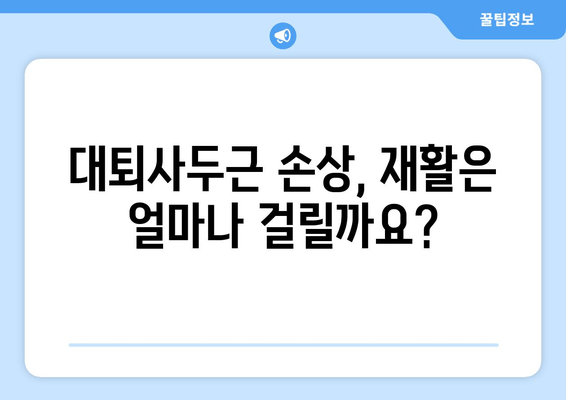 갑자기 허벅지 앞쪽이 아파요? 대퇴사두근 손상, 주의해야 할 5가지 | 통증, 운동, 재활, 치료, 예방