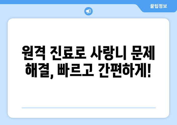 사랑니, 치과 못 갈 때? 원격 진료로 해결하세요! | 사랑니 통증, 원격 진료, 비대면 진료, 치과