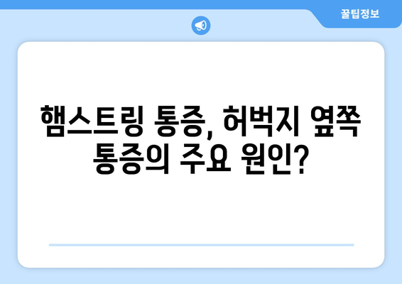 허벅지 옆쪽 통증, 왜 그럴까? 원인과 해결 방법 알아보기 | 허벅지 통증, 측면 통증, 운동 부상, 근육통, 햄스트링