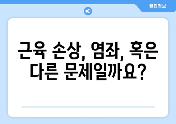 허벅지 옆쪽 통증, 무엇 때문일까요? | 원인 파악 & 해결 솔루션