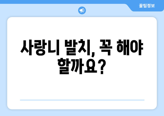 가평 사랑니 발치, 망설이시나요? | 치과 선택부터 비용까지, 궁금한 모든 것