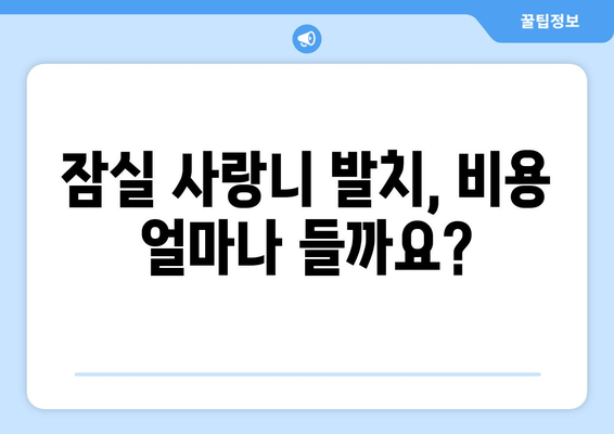 잠실 사랑니 발치, 걱정 마세요! 믿을 수 있는 치과 찾기 가이드 | 잠실 사랑니 치과 추천, 비용, 후기, 발치 과정