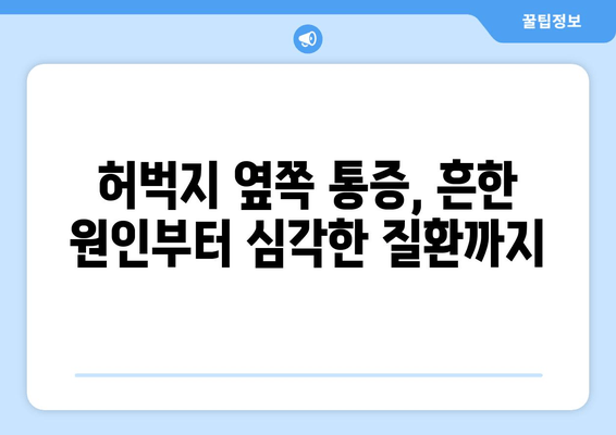 허벅지 옆쪽 통증의 원인 파악| 흔한 증상부터 심각한 질환까지 | 통증 원인, 진단, 치료, 예방