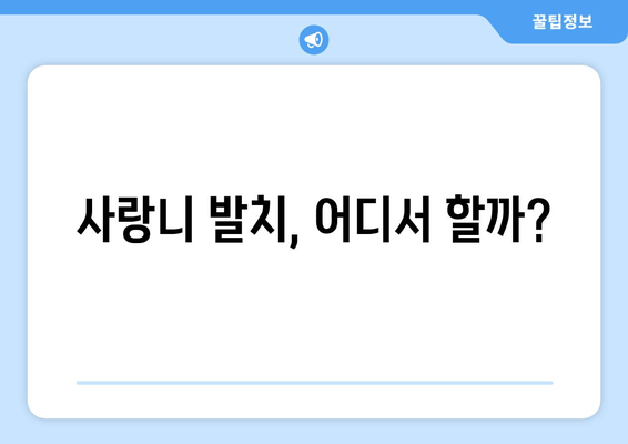 사랑니 발치, 어디서 할까? 치과 선택 가이드 | 사랑니, 발치, 비용, 후기, 추천