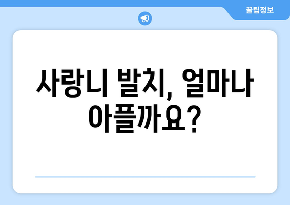 사랑니 발치, 꼭 알아야 할 핵심 정보 7가지 | 사랑니 발치, 통증, 부작용, 회복, 주의사항, 치과, 비용