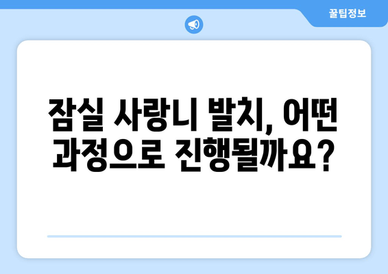 잠실 사랑니 발치, 걱정 마세요! 믿을 수 있는 치과 찾기 가이드 | 잠실 사랑니 치과 추천, 비용, 후기, 발치 과정